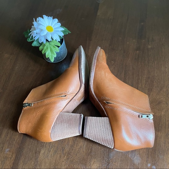 Madewell Billy Ankle Boot Leather English Saddle Size 9 - Picture 7 of 13